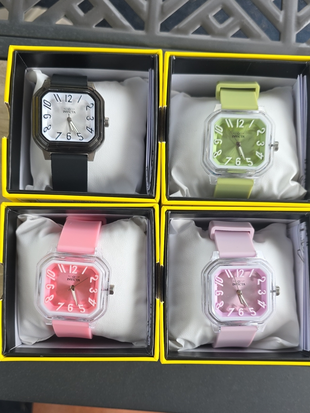 695. Set Of 4!! Invicta Celestial Scalenon Unisex Watches - 39mm
